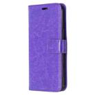 For iPhone 12 Pro Max Crazy Horse Texture Horizontal Flip Leather Case with Holder & Card Slots & Wallet & Photo Frame(Purple) - 2