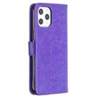 For iPhone 12 Pro Max Crazy Horse Texture Horizontal Flip Leather Case with Holder & Card Slots & Wallet & Photo Frame(Purple) - 3