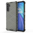 For OPPO Realme 6 Shockproof Honeycomb PC + TPU Case(Grey) - 1