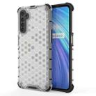 For OPPO Realme 6 Shockproof Honeycomb PC + TPU Case(White) - 1