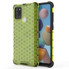 For Samsung Galaxy A21S  Shockproof Honeycomb PC + TPU Case(Green) - 1