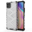 For Huawei Enjoy 20  Shockproof Honeycomb PC + TPU Case(White) - 1