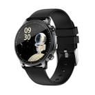 V23 1.28inch IPS Color Screen Smart Watch IP67 Waterproof,Support Heart Rate Monitoring/Blood Pressure Monitoring/Blood Oxygen Monitoring/Sleep Monitoring(Black) - 1