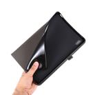For Samsung Galaxy Tab S8 / Galaxy Tab S7 T870/T875 Horizontal Flip TPU + Fabric PU Leather Protective Case with Card Slots & Holder(Black) - 8