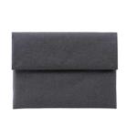 POFOKO Cloth Pattern Laptop Liner Bag Canvas Business Waterproof Computer Bag Briefcase, Size:11-12-13 inch(Black) - 1
