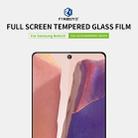 For Samsung Galaxy Note20 PINWUYO 9H 2.5D Full Screen Tempered Glass Film（Ultrasonic fingerprint unlock）(Black) - 2