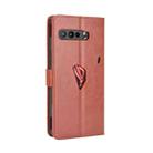 For Asus ROG Phone 3 ZS661KS Retro Crazy Horse Texture Horizontal Flip Leather Case , with Holder & Card Slots & Photo Frame(Brown) - 2