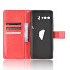 For Asus ROG Phone 3 ZS661KS Retro Crazy Horse Texture Horizontal Flip Leather Case , with Holder & Card Slots & Photo Frame(Red) - 3