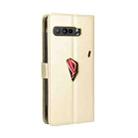 For Asus ROG Phone 3 ZS661KS Retro Crazy Horse Texture Horizontal Flip Leather Case , with Holder & Card Slots & Photo Frame(Gold) - 2