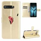 For Asus ROG Phone 3 ZS661KS Retro Crazy Horse Texture Horizontal Flip Leather Case , with Holder & Card Slots & Photo Frame(Gold) - 8