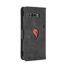 For Asus ROG Phone 3 ZS661KS Wallet Style Skin Feel Calf Pattern Leather Case ，with Separate Card Slot(Black) - 3