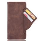 For Asus ROG Phone 3 ZS661KS Wallet Style Skin Feel Calf Pattern Leather Case ，with Separate Card Slot(Brown) - 1