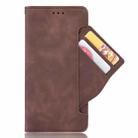 For Asus ROG Phone 3 ZS661KS Wallet Style Skin Feel Calf Pattern Leather Case ，with Separate Card Slot(Brown) - 1