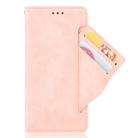 For Asus ROG Phone 3 ZS661KS Wallet Style Skin Feel Calf Pattern Leather Case ，with Separate Card Slot(Pink) - 1