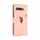 For Asus ROG Phone 3 ZS661KS Wallet Style Skin Feel Calf Pattern Leather Case ，with Separate Card Slot(Pink) - 4