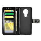 For Nokia5.3 Crazy Horse Texture Leather Horizontal Flip Protective Case with Holder & Card Slots & Wallet & Photo Frame(Black) - 3