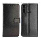 For Huawei Y6p(2020) Crazy Horse Texture Leather Horizontal Flip Protective Case with Holder & Card Slots & Wallet & Photo Frame(Black) - 1