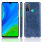 For Huawei P Smart 2020/Nova Lite 3+ Shockproof Litchi Texture PC + PU Case(Blue) - 1