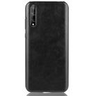 For Huawei P Smart S Shockproof Litchi Texture PC + PU Case(Black) - 2