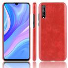 For Huawei P Smart S Shockproof Litchi Texture PC + PU Case(Red) - 1