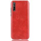 For Huawei P Smart S Shockproof Litchi Texture PC + PU Case(Red) - 2