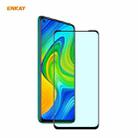 ForRedmi 10X 4G / Redmi Note 9 ENKAY Hat-Prince 0.26mm 9H 6D Curved Full Screen Eye Protection Green Film Tempered Glass Protector - 1