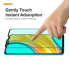 For Xiaomi Redmi 9 / 9A / 9C ENKAY Hat-Prince 0.26mm 9H 6D Curved Full Screen Eye Protection Green Film Tempered Glass Protector - 9