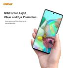 For Samsung Galaxy A71 ENKAY Hat-Prince 0.26mm 9H 6D Curved Full Screen Eye Protection Green Film Tempered Glass Protector - 1