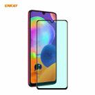 For Samsung Galaxy A31 ENKAY Hat-Prince 0.26mm 9H 6D Curved Full Screen Eye Protection Green Film Tempered Glass Protector - 1