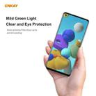 For Samsung Galaxy A21 / A21s ENKAY Hat-Prince 0.26mm 9H 6D Curved Full Screen Eye Protection Green Film Tempered Glass Protector - 1