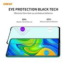 For Redmi 10X 4G/Redmi Note 9 2 PCS ENKAY Hat-Prince 0.26mm 9H 6D Curved Full Screen Eye Protection Green Film Tempered Glass Protector - 5