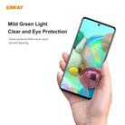 For Samsung Galaxy A71 2 PCS ENKAY Hat-Prince 0.26mm 9H 6D Curved Full Screen Eye Protection Green Film Tempered Glass Protector - 2