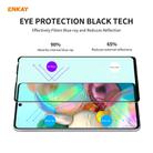 For Samsung Galaxy A71 2 PCS ENKAY Hat-Prince 0.26mm 9H 6D Curved Full Screen Eye Protection Green Film Tempered Glass Protector - 5