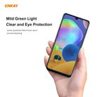 For Samsung Galaxy A31 2 PCS ENKAY Hat-Prince 0.26mm 9H 6D Curved Full Screen Eye Protection Green Film Tempered Glass Protector - 1