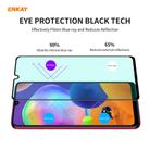 For Samsung Galaxy A31 2 PCS ENKAY Hat-Prince 0.26mm 9H 6D Curved Full Screen Eye Protection Green Film Tempered Glass Protector - 4
