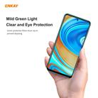 For Redmi Note 9S/Note 9 Pro 5 PCS ENKAY Hat-Prince 0.26mm 9H 6D Curved Full Screen Eye Protection Green Film Tempered Glass Protector - 2