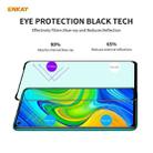 For Redmi 10X 4G/Redmi Note 9 5 PCS ENKAY Hat-Prince 0.26mm 9H 6D Curved Full Screen Eye Protection Green Film Tempered Glass Protector - 4