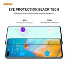 For Huawei P40 5 PCS ENKAY Hat-Prince 0.26mm 9H 6D Curved Full Screen Eye Protection Green Film Tempered Glass Protector - 5