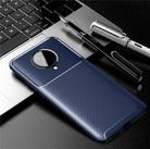 For  Xiaomi Redmi K30 Ultra Carbon Fiber Texture Shockproof TPU Case(Blue) - 1