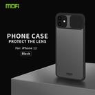 For iPhone 12 mini MOFI Xing Dun Series Translucent Frosted PC + TPU Privacy Anti-glare Shockproof All-inclusive Protective Case(Black) - 2