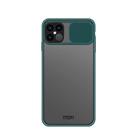 For iPhone 12 / 12 Pro MOFI Xing Dun Series Translucent Frosted PC + TPU Privacy Anti-glare Shockproof All-inclusive Protective Case(Green) - 1