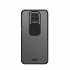 For Xiaomi Redmi Note 9S / Note9Pro MOFI Xing Dun Series Translucent Frosted PC + TPU Privacy Anti-glare Shockproof All-inclusive Protective Case(Black) - 1