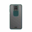 For Xiaomi Redmi Note 9S / Note9Pro MOFI Xing Dun Series Translucent Frosted PC + TPU Privacy Anti-glare Shockproof All-inclusive Protective Case(Green) - 1