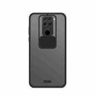 For Xiaomi Redmi Note 9 / 10X 4G MOFI Xing Dun Series Translucent Frosted PC + TPU Privacy Anti-glare Shockproof All-inclusive Protective Case(Black) - 1