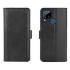 For OPPO Realme C15 Dual-side Magnetic Buckle Horizontal Flip Leather Case with Holder & Card Slots & Wallet(Black) - 2