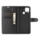 For OPPO Realme C15 Litchi Texture Horizontal Flip Protective Case with Holder & Card Slots & Wallet(Black) - 3