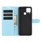 For OPPO Realme C15 Litchi Texture Horizontal Flip Protective Case with Holder & Card Slots & Wallet(Blue) - 3