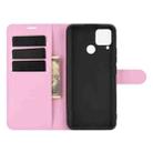 For OPPO Realme C15 Litchi Texture Horizontal Flip Protective Case with Holder & Card Slots & Wallet(Pink) - 3