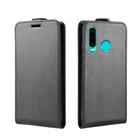 For Huawei P30 lite R64 Texture Single Vertical Flip Leather Protective Case with Card Slots & Photo Frame(Black) - 2