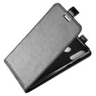 For Huawei P30 lite R64 Texture Single Vertical Flip Leather Protective Case with Card Slots & Photo Frame(Black) - 3